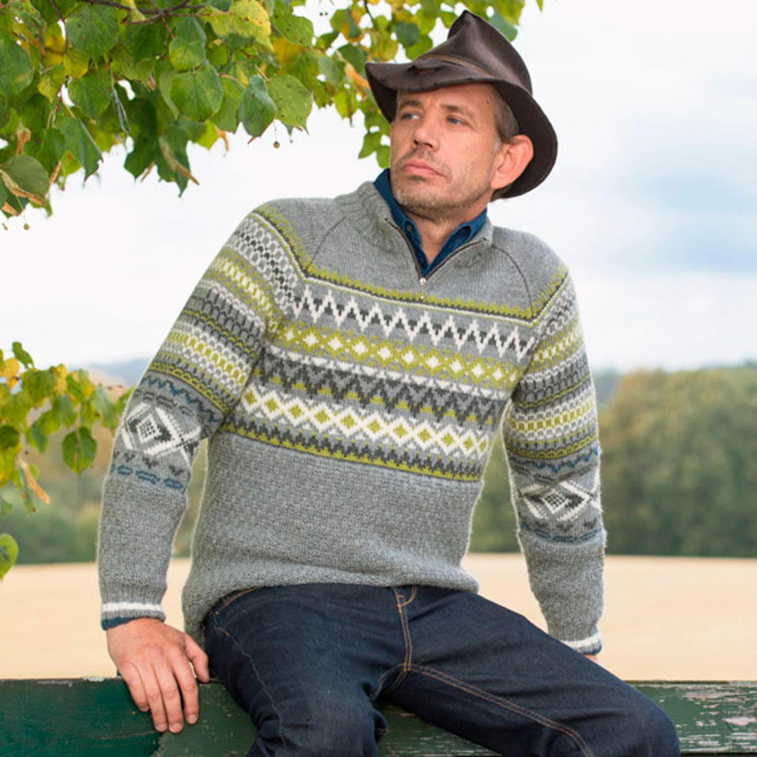 gratis strikkeoppskrift lothepus farmen orginal strikkegenser