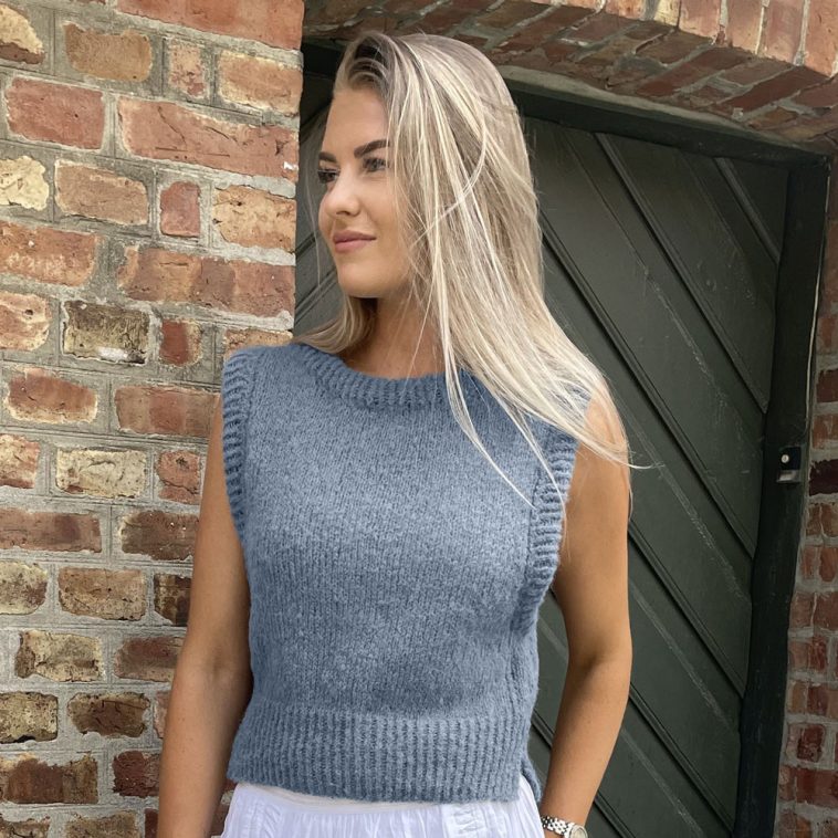 kalsittvest gratis strikkeoppskrift