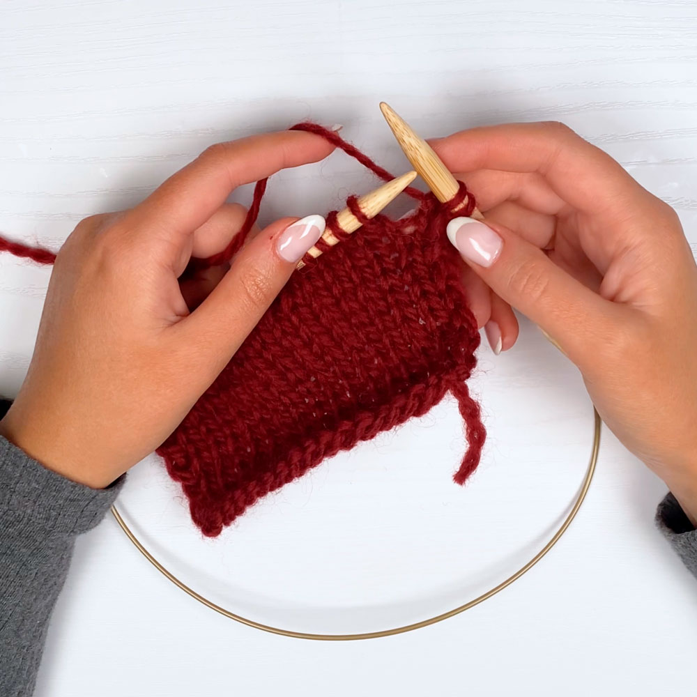 hvordan strikke kast