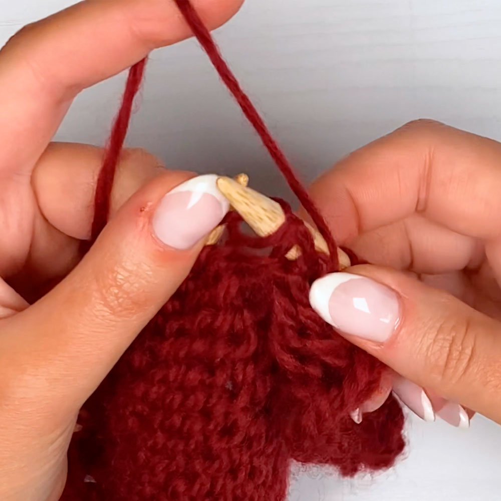 hvordan strikke vrangmasker