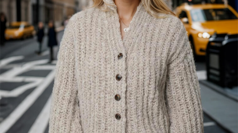 gratis strikkeoppskrift sunstone jakke