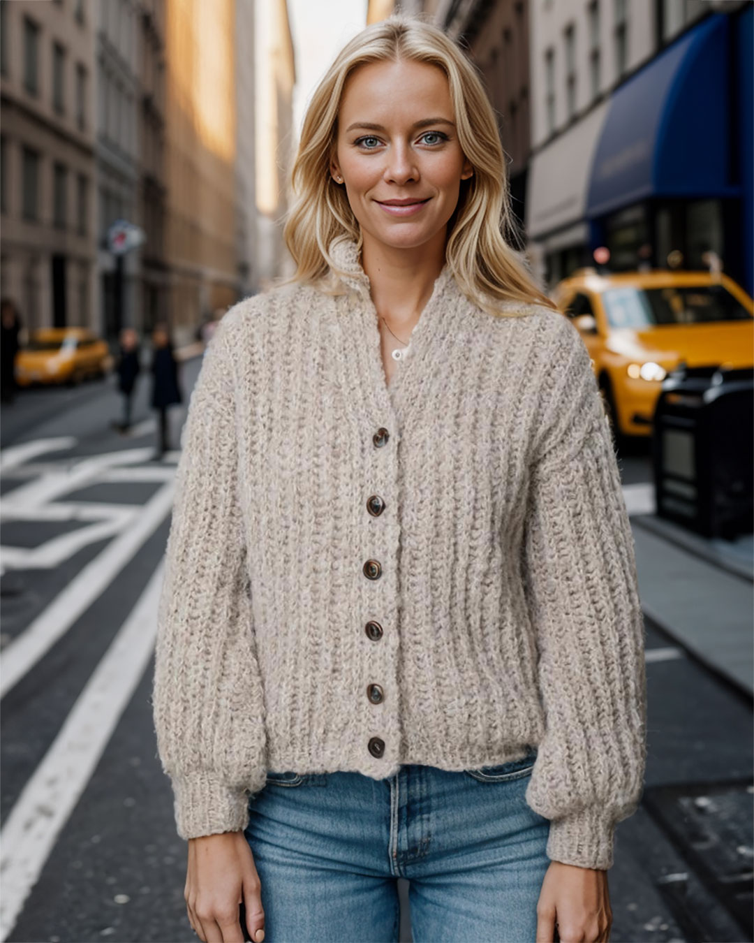 gratis strikkeoppskrift sunstone jakke